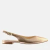 Hogl Stylish Metallic Rose Gold Slingbacks