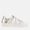 Hogl Super Stylish White/Gold Trainers