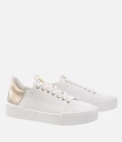 Hogl Super Stylish White/Gold Trainers