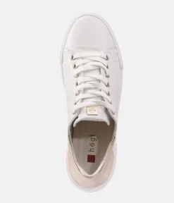 Hogl Super Stylish White/Gold Trainers