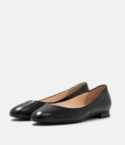Hogl Timeless Black Leather Ballerina