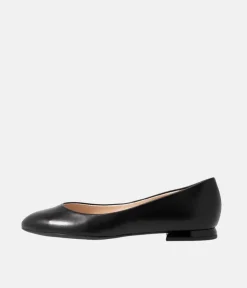 Hogl Timeless Black Leather Ballerina