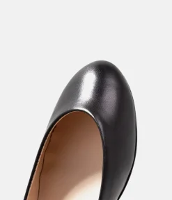 Hogl Timeless Black Leather Ballerina