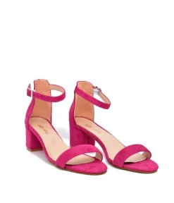 Hot Pink Barely There Heels