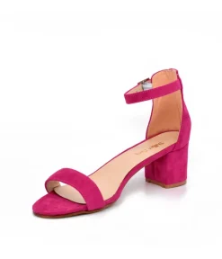 Hot Pink Barely There Heels