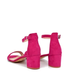 Hot Pink Barely There Heels