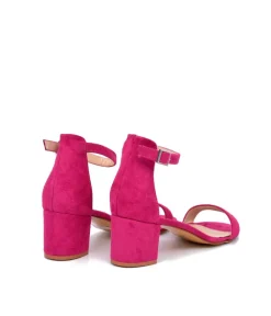 Hot Pink Barely There Heels