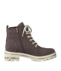 Jana Stylish Chunky Wide Fit Taupe Ankle Boots