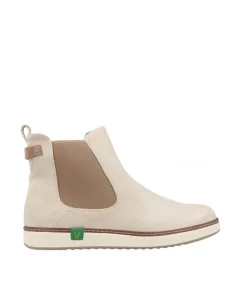 Jana Stylish Vegan Beige/Taupe Chelsea Ankle Boots