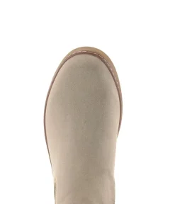 Jana Stylish Vegan Stone/Saffron Chelsea Ankle Boots