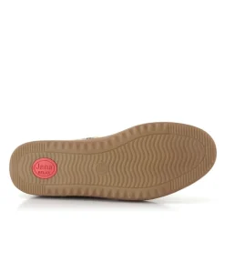 Jana Stylish Vegan Stone/Saffron Chelsea Ankle Boots