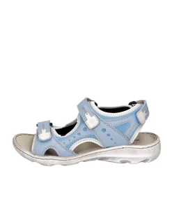 Josef Seibel Blue Leather Walking Sandal