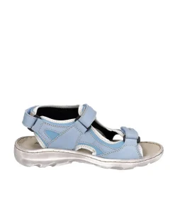 Josef Seibel Blue Leather Walking Sandal