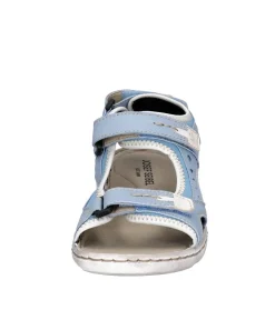 Josef Seibel Blue Leather Walking Sandal