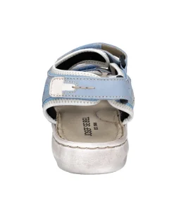 Josef Seibel Blue Leather Walking Sandal