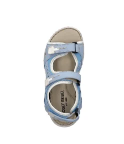 Josef Seibel Blue Leather Walking Sandal