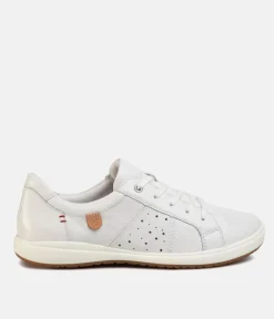 Josef Seibel Casual White Leather Trainer