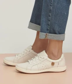 Josef Seibel Casual White Leather Trainer