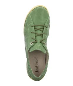 Josef Seibel Combi Green Leather Lace Up Shoe
