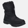 Josef Seibel Cosy Black Waterproof Winter Boots