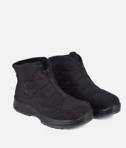 Josef Seibel Cosy Black Waterproof Ankle Boots
