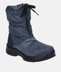 Josef Seibel Cosy Jeans Blue Waterproof Winter Boots
