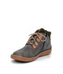 Josef Seibel Cosy Moss Green Ankle Boots