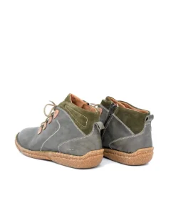 Josef Seibel Cosy Moss Green Ankle Boots