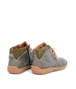 Josef Seibel Cosy Moss Green Ankle Boots
