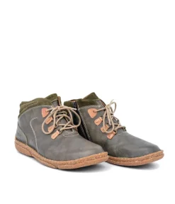 Josef Seibel Cosy Moss Green Ankle Boots