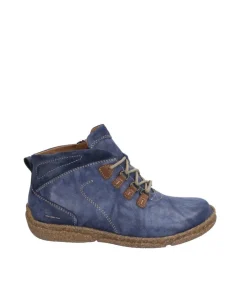 Josef Seibel Cosy Ocean Blue Ankle Boots