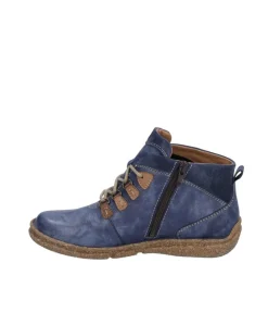 Josef Seibel Cosy Ocean Blue Ankle Boots