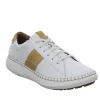 Josef Seibel Fab White/Yellow Fashion Trainer