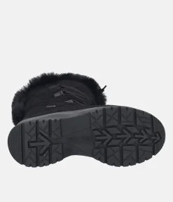 Josef Seibel Fashionable Black Waterproof Winter Boots