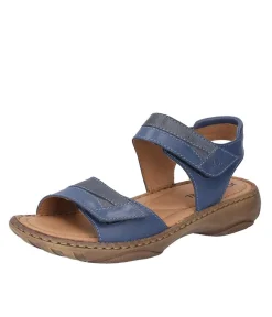 Josef Seibel Jeans Blue Combi Ladies Sandal