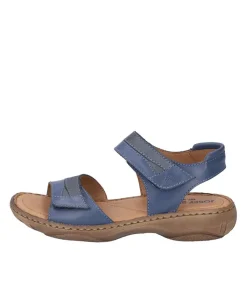 Josef Seibel Jeans Blue Combi Ladies Sandal