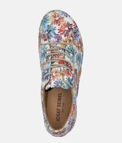 Josef Seibel Lovely Multicolour Floral Leather Lace Up Shoe
