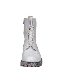 Josef Seibel Military Style Off White Boots