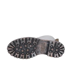 Josef Seibel Military Style Off White Boots