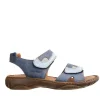 Josef Seibel Pretty Blue Combi Leather Walking Sandal