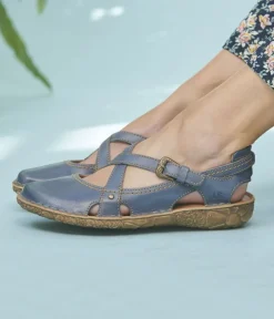 Josef Seibel Pretty Blue Closed Toe Sandals