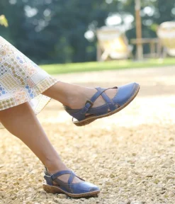 Josef Seibel Pretty Blue Closed Toe Sandals