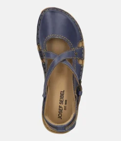Josef Seibel Pretty Blue Closed Toe Sandals