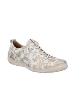 Josef Seibel Pretty Floral Leather Lace Up Shoe
