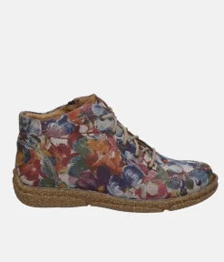 Josef Seibel Pretty Floral Ankle Boots