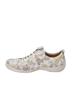 Josef Seibel Pretty Floral Leather Lace Up Shoe