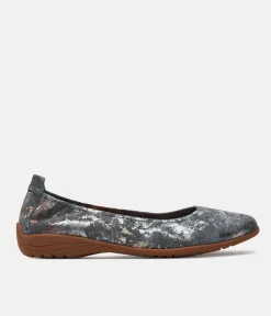Josef Seibel Pretty Grey Combi Ballet Flats