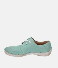 Josef Seibel Pretty Mint Leather Lace Up Shoe
