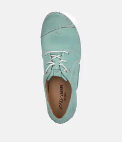 Josef Seibel Pretty Mint Leather Lace Up Shoe