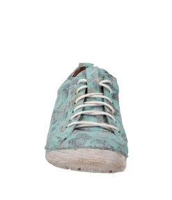 Josef Seibel Pretty Mint Combi Leather Lace Up Shoe